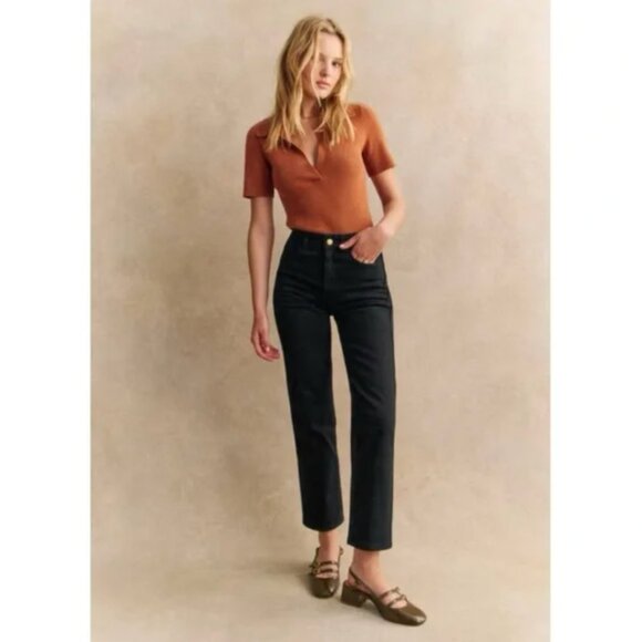 Sezane Denim Iconic Straight Leg - Picture 4 of 9